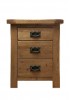 Alisha Bedside Table W50cm - Solid Oak